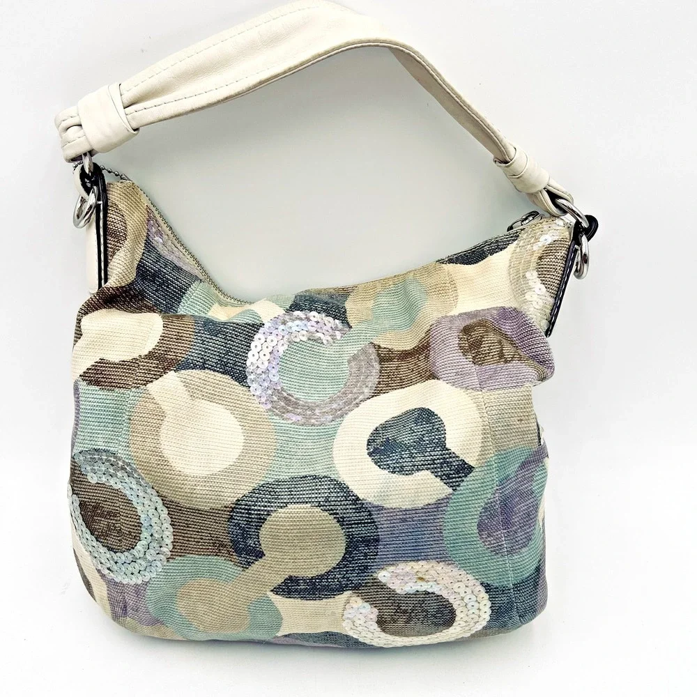 Coach‎ Op Kristin Art Convertible Hobo Bag #14860  Multicolor - Picture 8 of 16